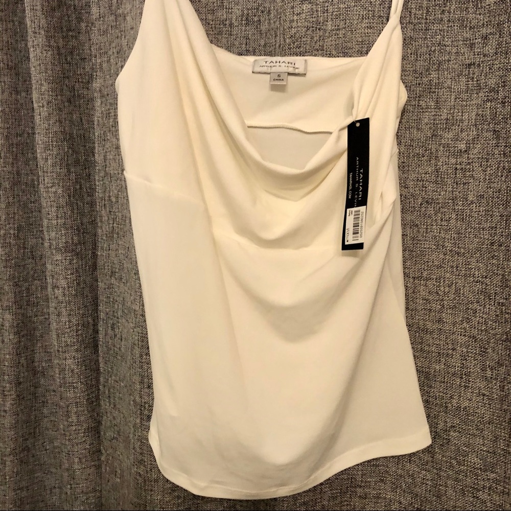 NWT Cream Tahari Camisole Small